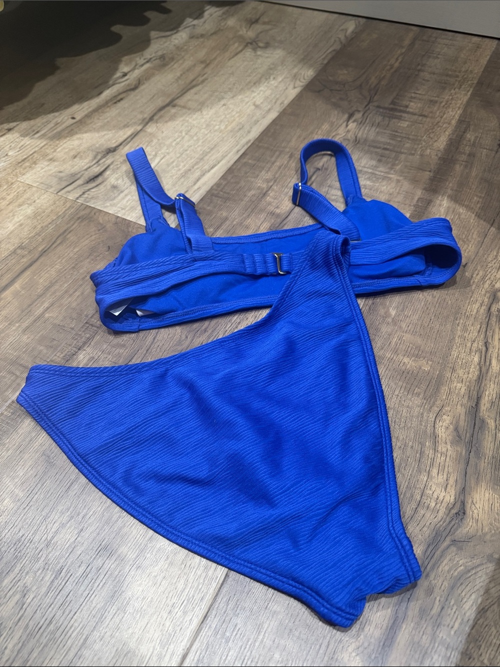 Wild Fable Ribbed Bikini Set Blue Size Small/Medium - Picture 5 of 5